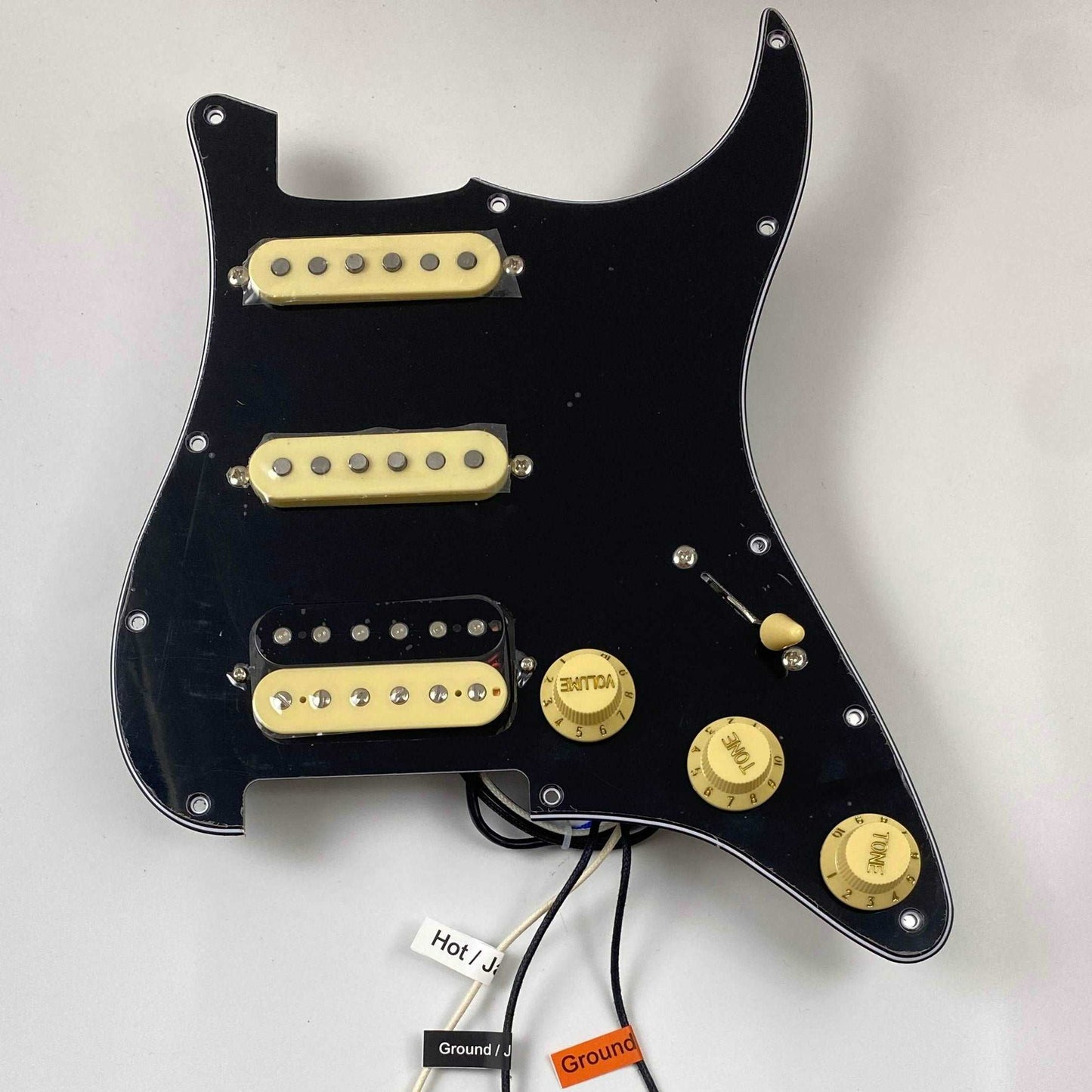 Arzuza Music Electric Guitar Pickguard 7 Positions HSS Alnico V Split Coil Humbucker and Single Coil