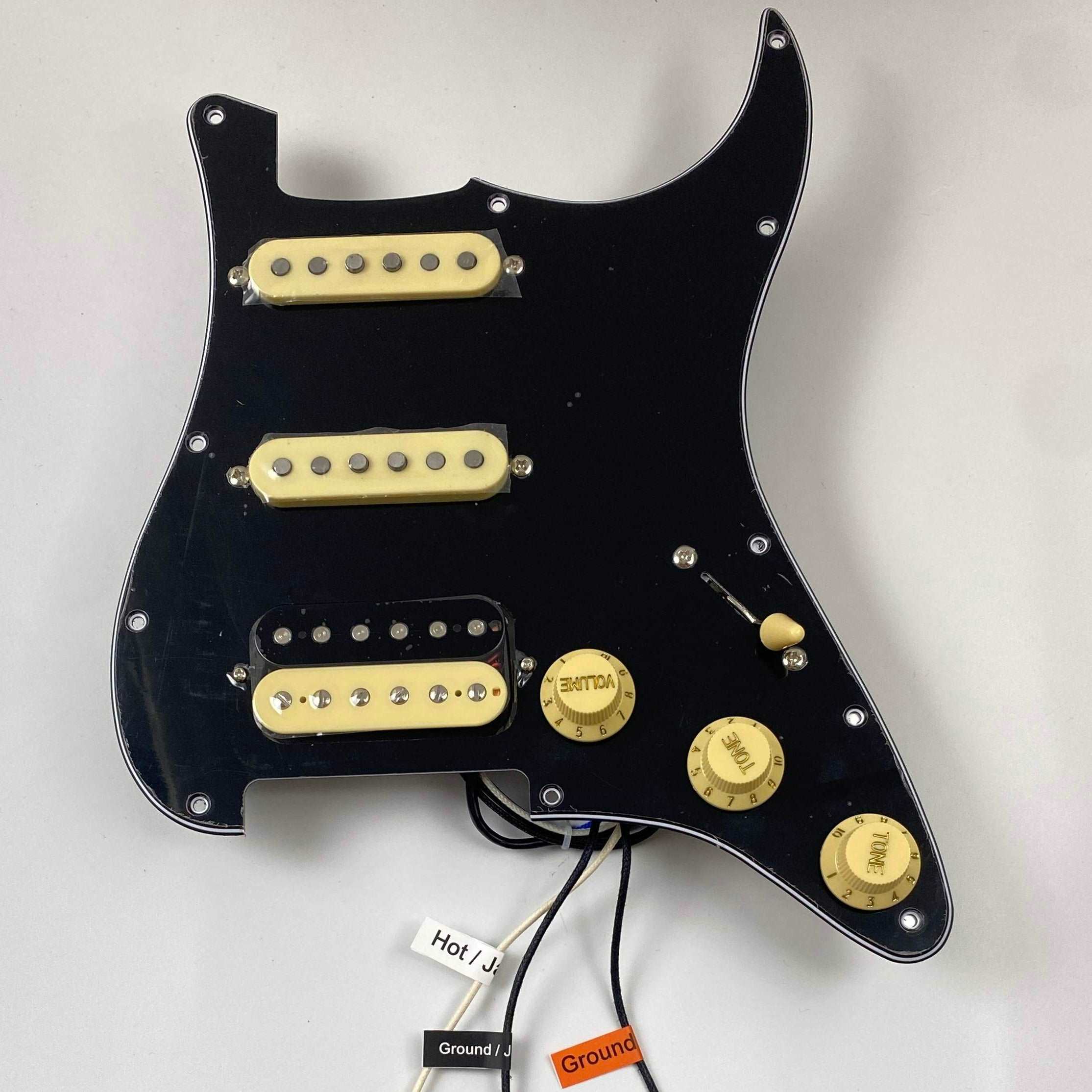 Arzuza Music Electric Guitar Pickguard 7 Positions HSS Alnico V Split Coil Humbucker and Single Coil