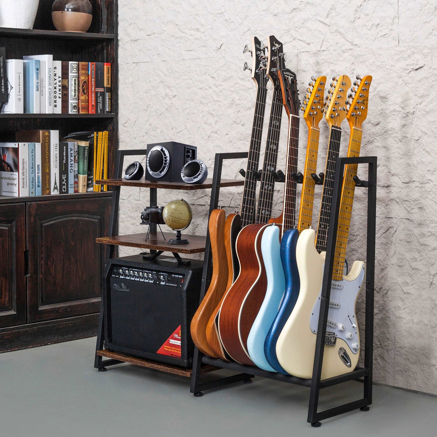 Arzuza Music Multiguitar Stand Guitar Rack
