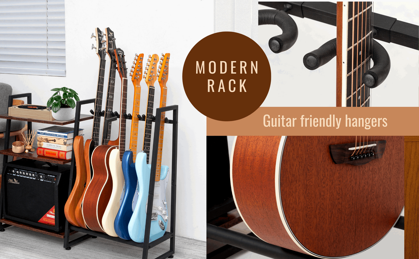 Arzuza Music Multiguitar Stand Guitar Rack