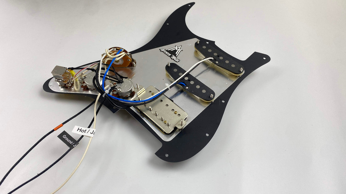 Arzuza Music Electric Guitar Pickguard 7 Positions HSS Alnico V Split Coil Humbucker and Single Coil - Arzuza Music