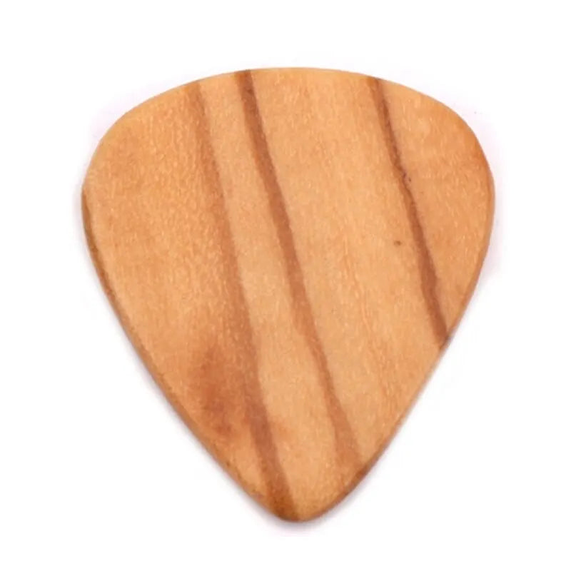 3 Wooden Guitar Picks, Walnut, Olive Wood and Sandalwood