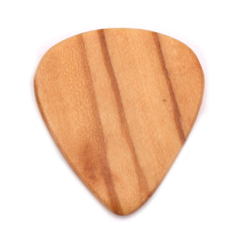 3 Wooden Guitar Picks, Walnut, Olive Wood and Sandalwood