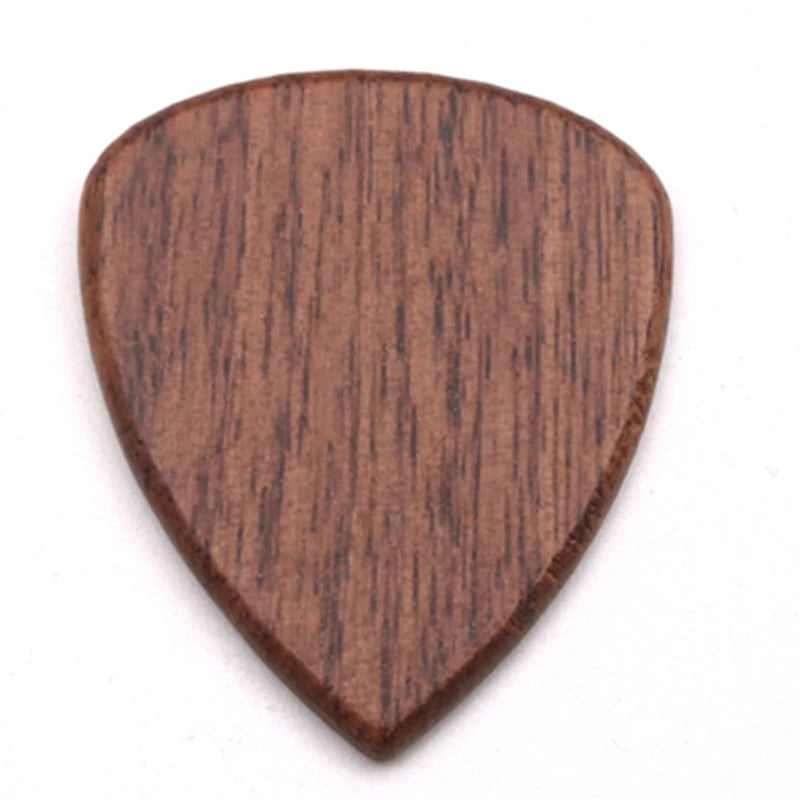 3 Wooden Guitar Picks, Walnut, Olive Wood and Sandalwood