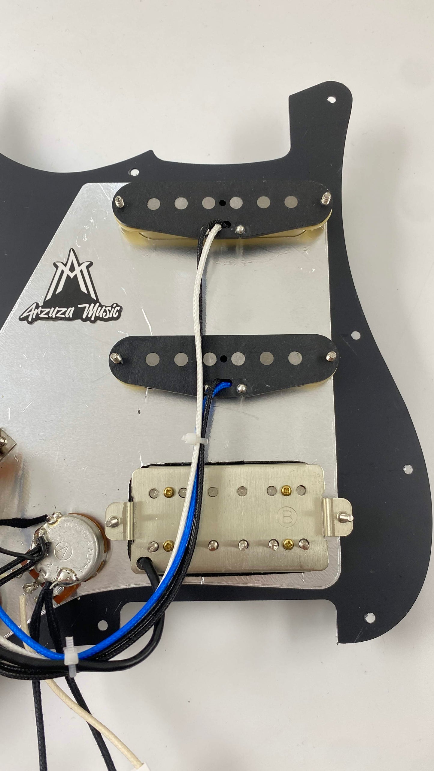 Arzuza Music Electric Guitar Pickguard 7 Positions HSS Alnico V Split Coil Humbucker and Single Coil - Arzuza Music