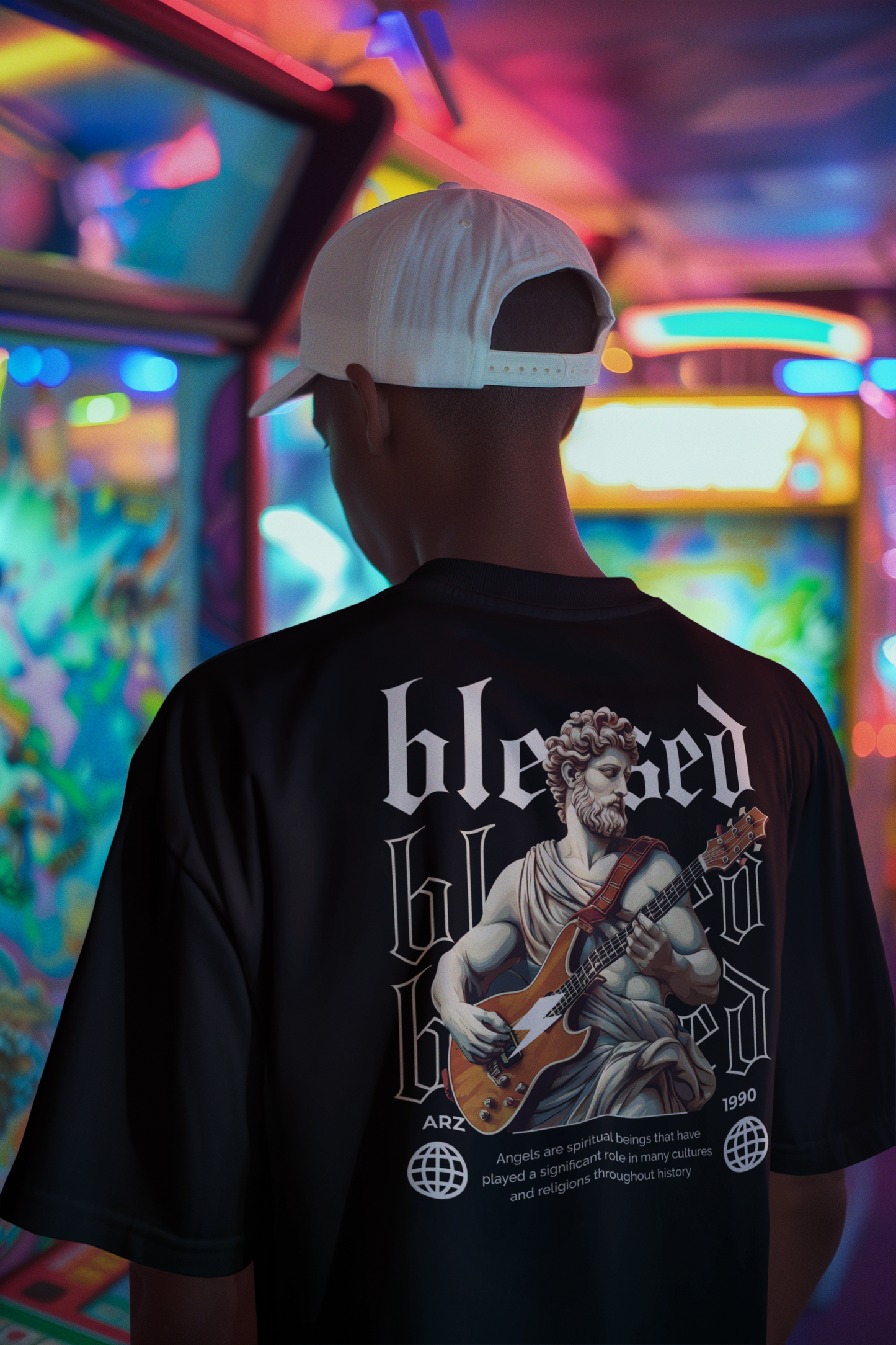 Blessed Modern T-Shirt, Ancient Style Inspiration