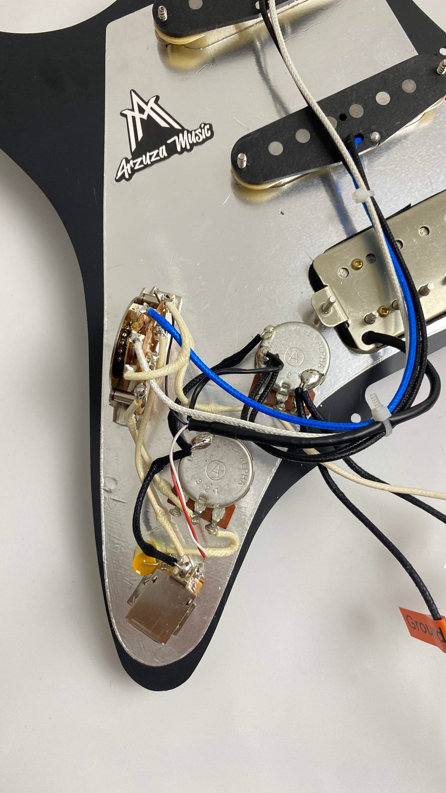 Arzuza Music Electric Guitar Pickguard 7 Positions HSS Alnico V Split Coil Humbucker and Single Coil - Arzuza Music