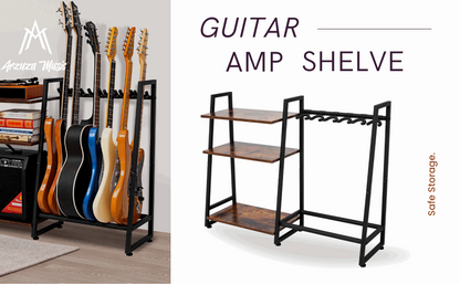 Arzuza Music Multiguitar Stand  Guitar Rack