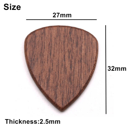 3 PCS Wooden Guitar Picks,from  Walnut to Olive Wood