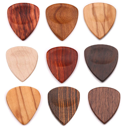 1 Pcs Wooden Guitar Picks