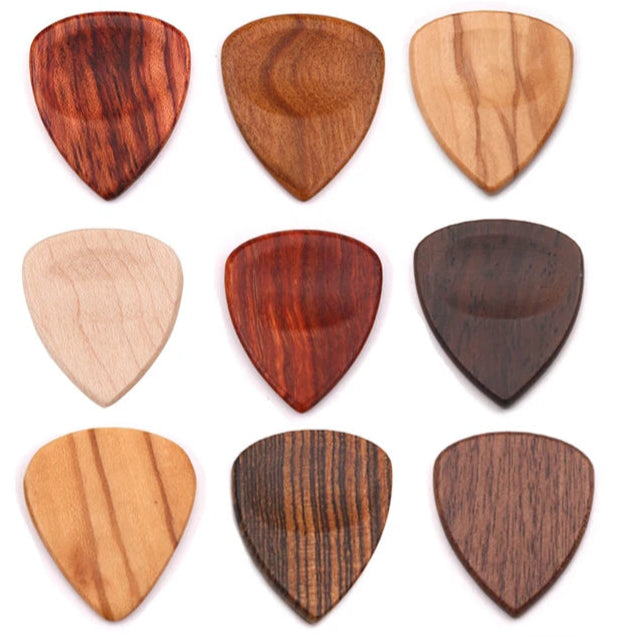 1 Pcs Wooden Guitar Picks