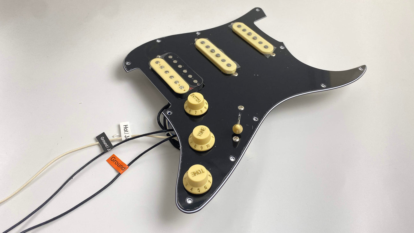 Arzuza Music Electric Guitar Pickguard  7 Positions  HSS Alnico V  Split Coil  Humbucker and Single Coil - Arzuza Music