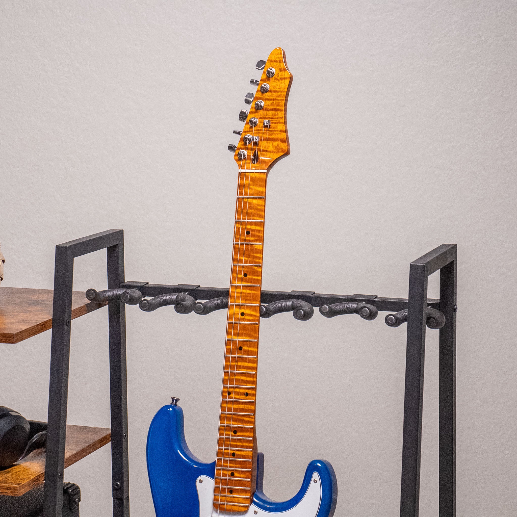 roasted flame maple, neck replacement, strat neck, stratocaster neck, music