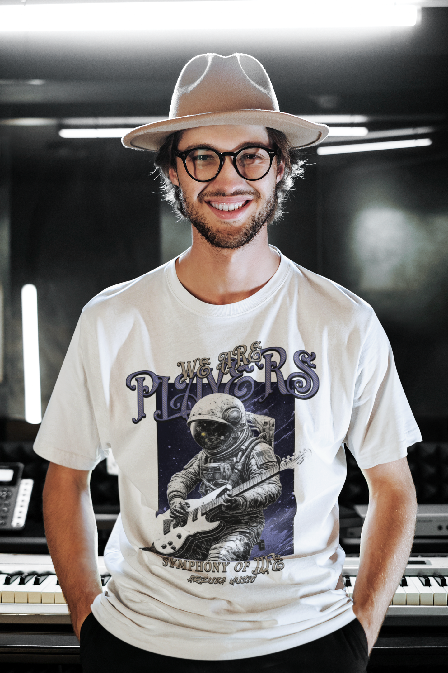 Outer Space Musician Classic T-Shirt